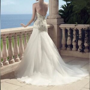 Casablanca Organza Bridal wedding gown 2